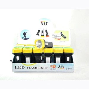 KH-168 Cheap Plastic 1W Mini AA Dry Battery Led Torch Flashlight