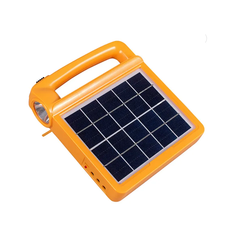 portable aolar panel emergency light kits flood light set multifunctional mini solar lighting system