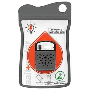 salt water lamp Salt Water Powered light Portable emergency lamp salt water bag