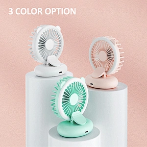 Plastic Colorful Outdoor Portable Mini USB Rechargeable Fan Hanging Neck USB Fan 2021