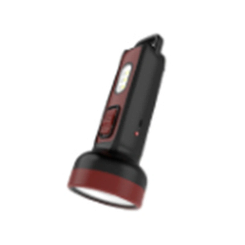 Cheap usb rechargeable waterproof led torch flash light flashlight with super bright side light for a camping fishing work lamp