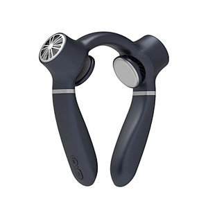 2023 Portable Outdoor Sports Wearable Fan Usb Rechargeable Mini Leafless hanging Neck Fan cooler fan with 4000mah battery