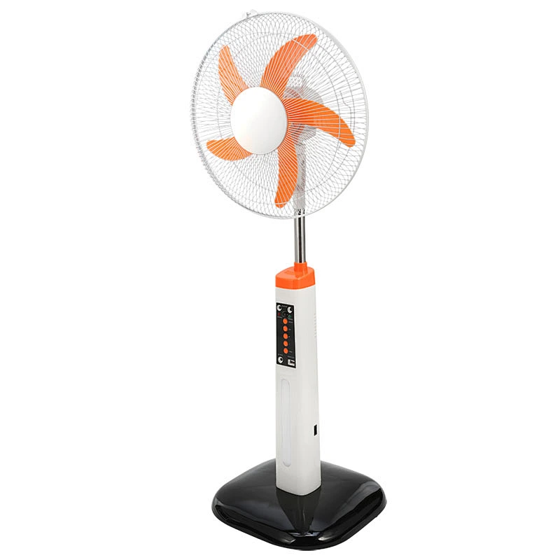 Rechargeable Solar Powered Stand Fan 16 18 Inch with remote control AC/DC solar charging available Pedestal Fan