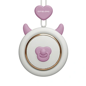 simple cartoon lanyard usb portable mini rechargeable fan