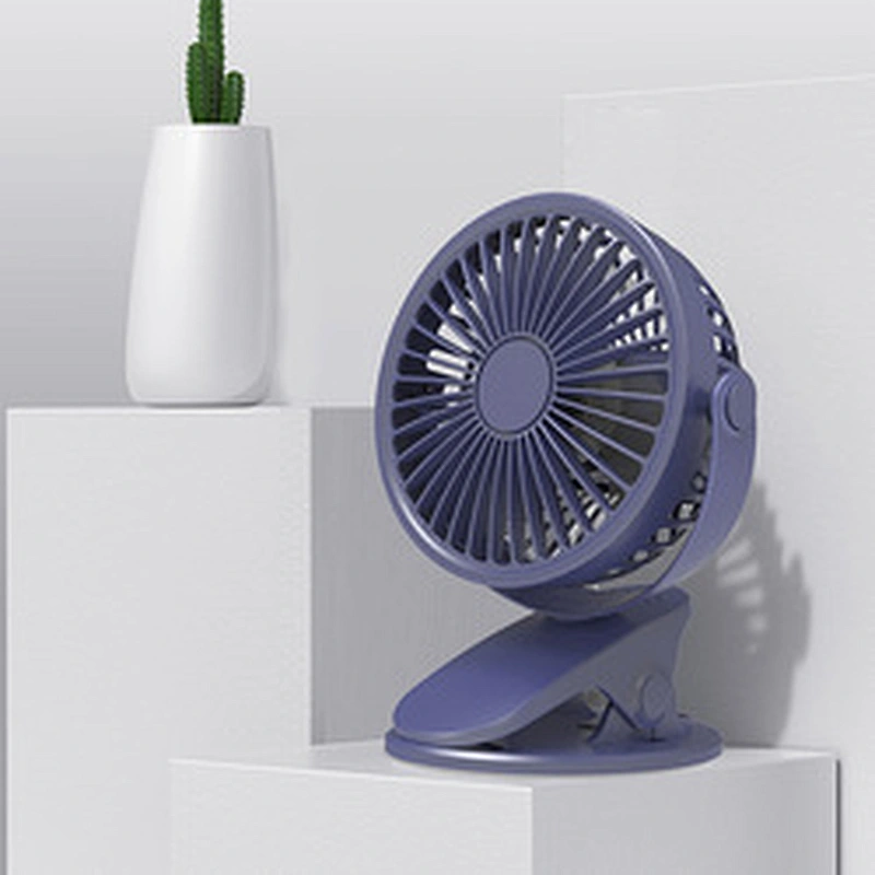 2022 New Arrivals Gadgets Low Power Consumption Rechargeable Fans With Clip Noiseless Table Fan