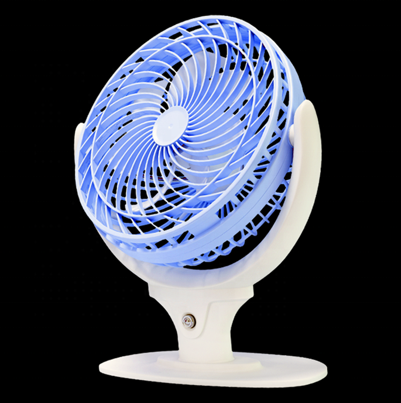 Original Factory 7 inch 1200mAh Mini Desk Fans Rechargeable Home Use Mute Small Battery Fan With USB Output
