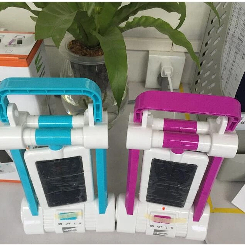 Portable Push Switch Rechargeable 2300mAh battery 21 42 SMD Searching Lamp Outdoor Work Lantern LED Solar Charge Camping Light
