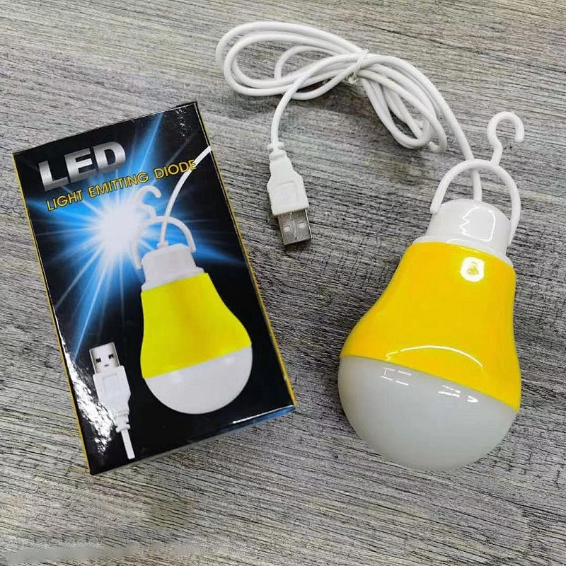 Led 1m wire 5W 5V Small Bulbs PP Mini DC Colorful Color shell Usb Bulb Light