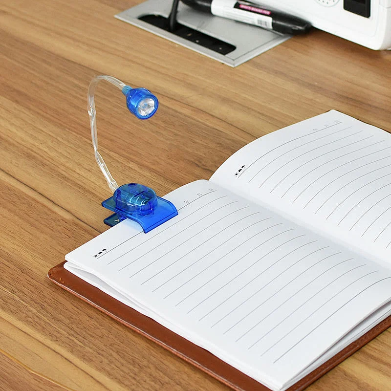 Promotional Gifts Mini Adjustable Bright LED Clip Reading Personal Book Light