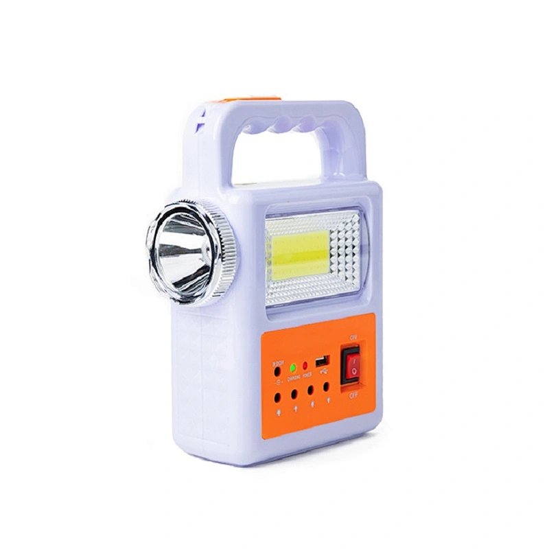 Multifunction hom LED Solar Lighting System DC-5V 2500mAh Lithium Battery Outdoor Camping Emergency Light