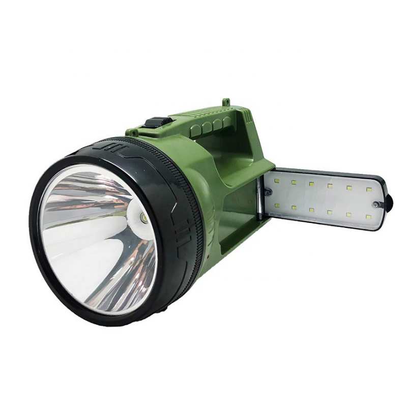 Factory Price 2-in-1 Rechargeable Mini Searchlight and Lantern hand held sentinel LED Search Light with 12smd sidelight
