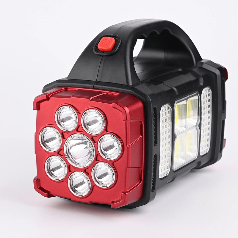 HB-2678 LED Floodlight Super Bright LED COB Work Lights USB Rechargeable Emergency Spotlight Outdoor Solar Torch Light