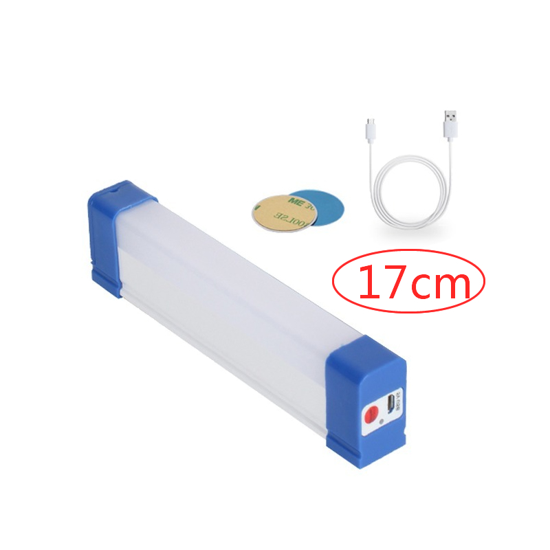 USB Charging 800 1200 mAh Intelligent Outdoor Lighting 20W 30W Rechargeable LED Tube Emergency Light
