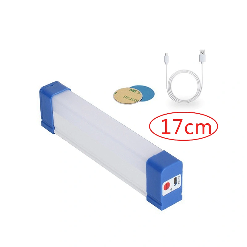 USB Charging 800 1200 mAh Intelligent Outdoor Lighting 20W 30W Rechargeable LED Tube Emergency Light