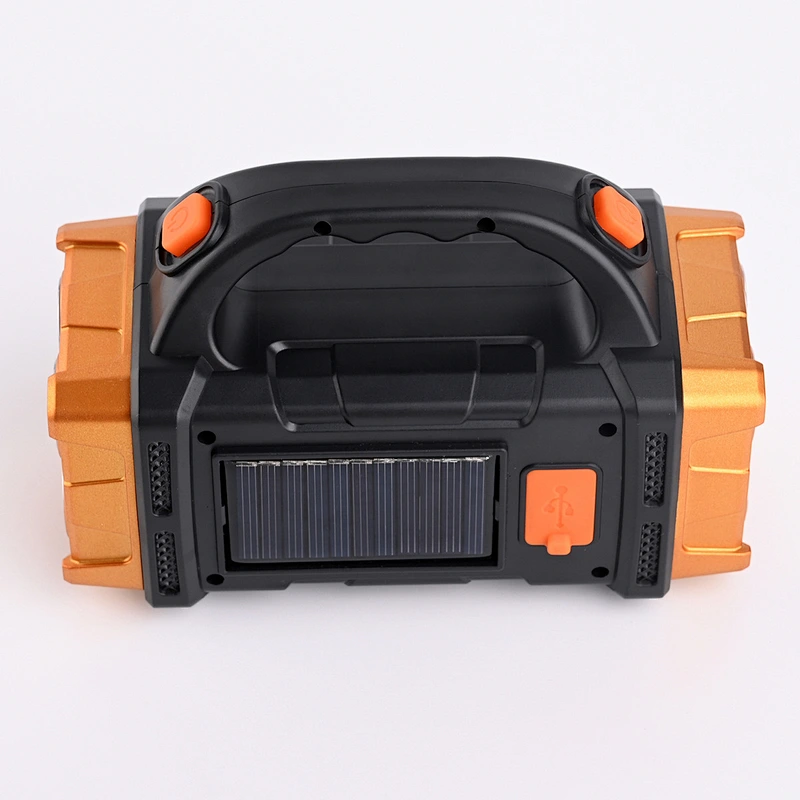 HB-2678 LED Floodlight Super Bright LED COB Work Lights USB Rechargeable Emergency Spotlight Outdoor Solar Torch Light