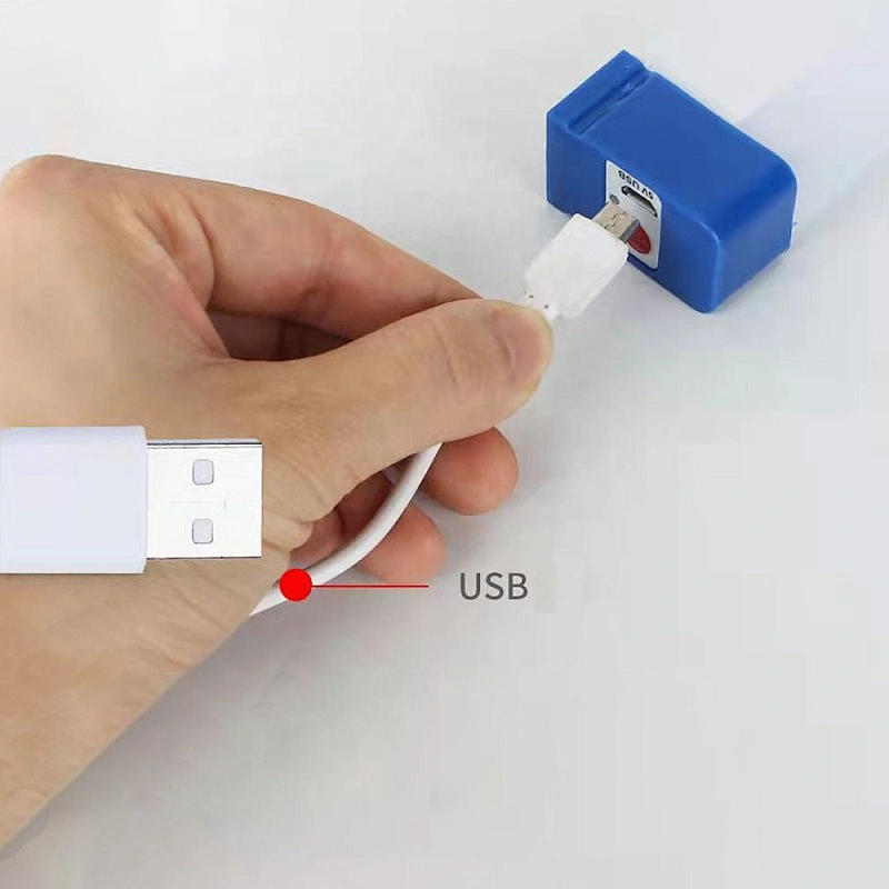 USB Charging 800 1200 mAh Intelligent Outdoor Lighting 20W 30W Rechargeable LED Tube Emergency Light