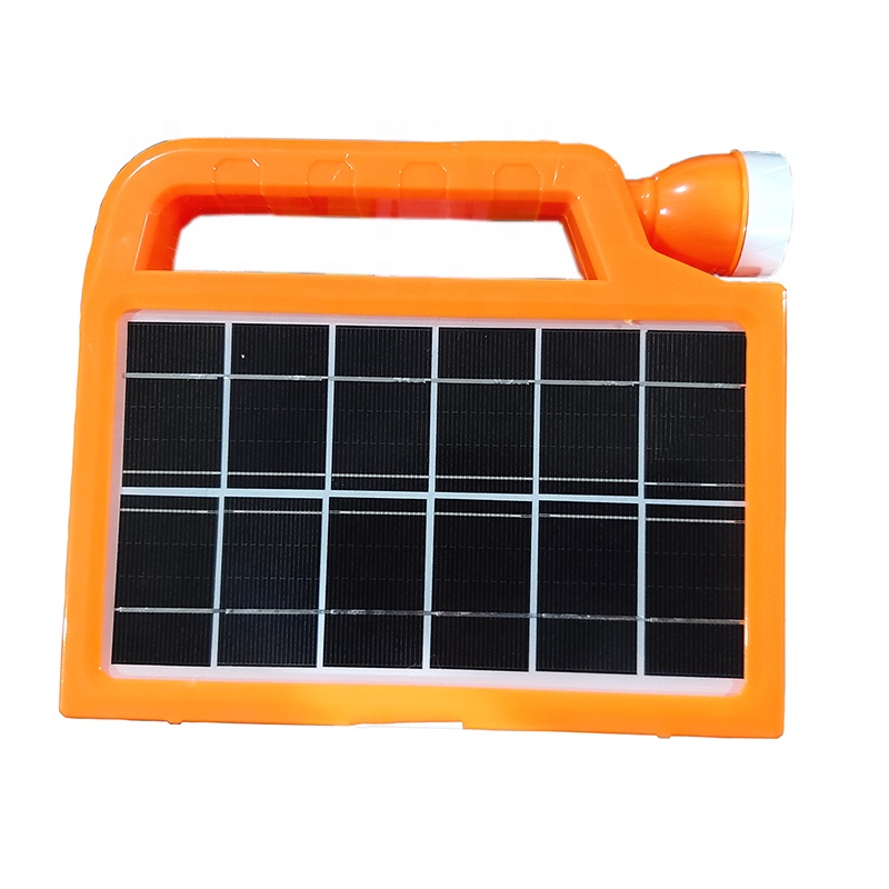 Multi-functional solar rechargeable emergency light outdoor portable LED camping light with flashlight