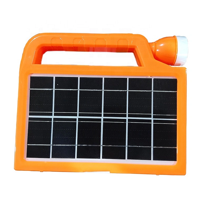 Multi-functional solar rechargeable emergency light outdoor portable LED camping light with flashlight