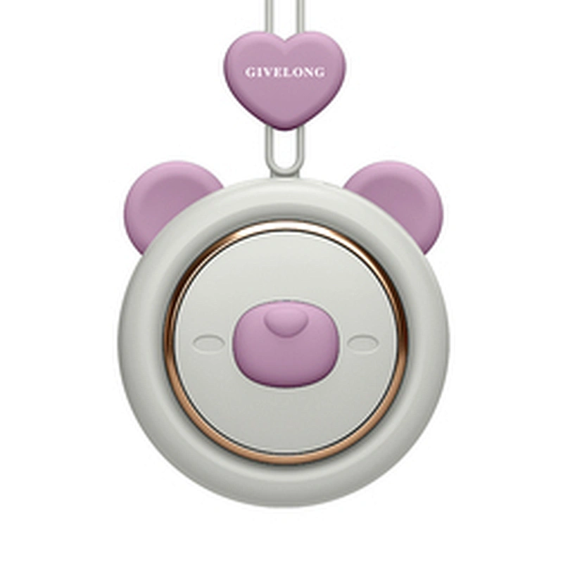 2022 Summer Wireless Cute Mini Portable Bladeless Hanging Neck Cooling Fan Rechargeable with Battery