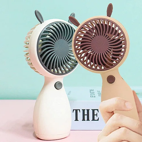 Handheld small Rope Mini Desktop Fan usb fan home portable rechargeable suitable for student dormitory Outdoors classrooms