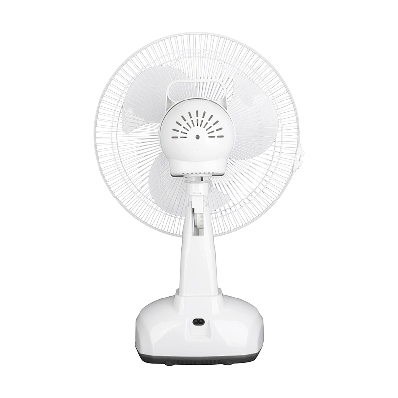 custom usb solar fan 12 inch panel plastic led smart table stand 12