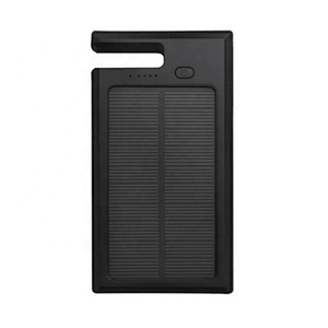 Dual USB Output External Battery 8000mAh 10000mAh 20000mAh 30000mAh Charger MIni Solar Power Bank With Led Flashlight