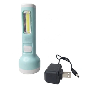 Waterproof Rechargeable LED Flashlight With Super Bright Cob Side Light