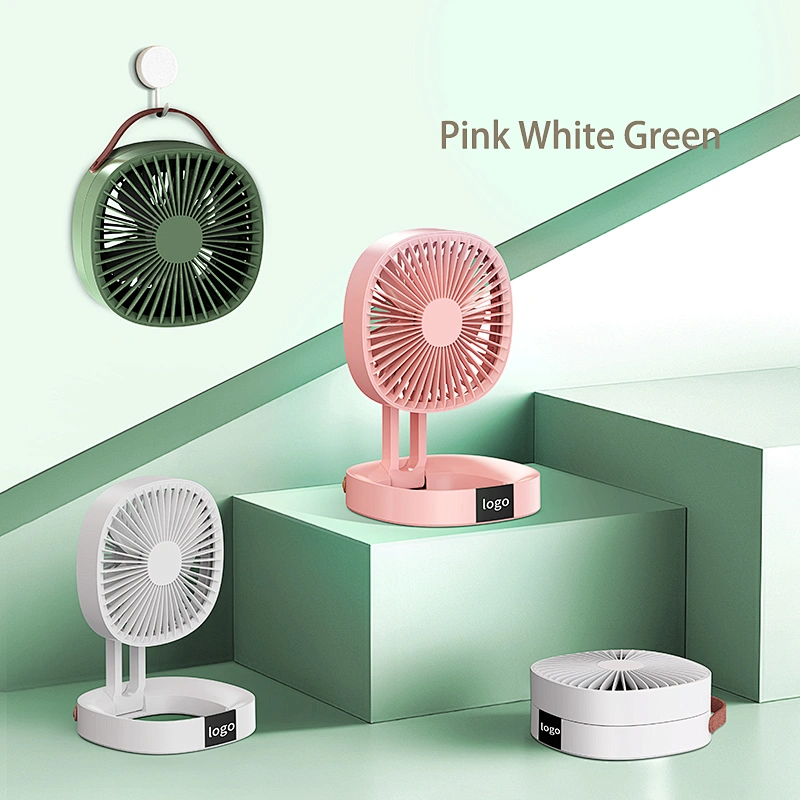 2022 newest zhongshan fold desk portable USB charging small wireless DC 3V 5V 12V 24V outdoor camping led ceiling fan with light