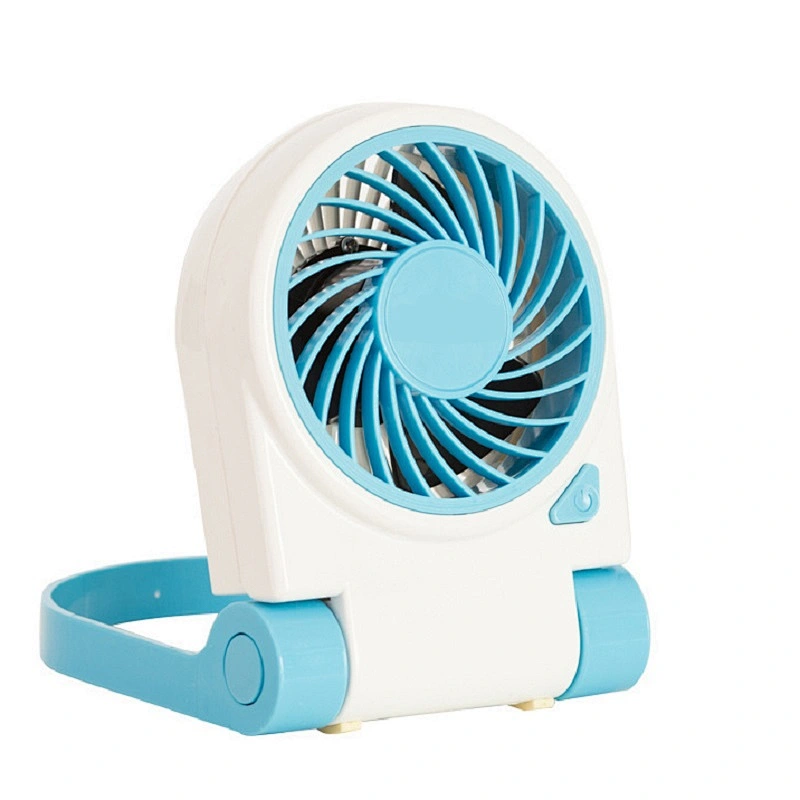 Small USB Desk Foldable Powerful Quiet Mini Table Black Fan for Home Office Travel