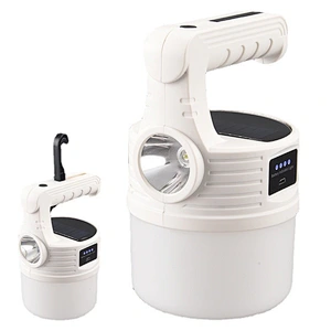 MX-518 Solar Emergency Charging Lamp Led Outdoor Usb Charging Lantern Power Outage Emergency Bulb Flash Light