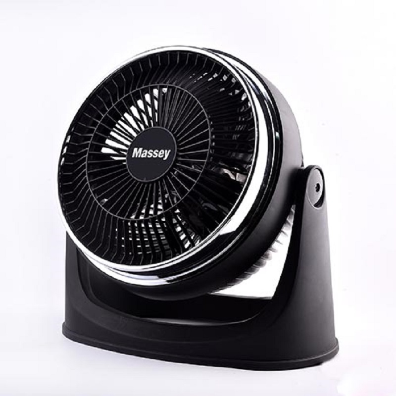 High Velocity 8 Inch Turbo Fan 2-in-1 Powerful Airflow Quiet Operation 3-Speed Adjustable Wall Fan