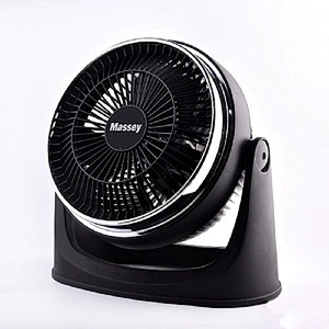 High Velocity 8 Inch Turbo Fan 2-in-1 Powerful Airflow Quiet Operation 3-Speed Adjustable Wall Fan