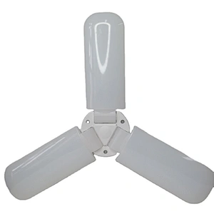New Design 45W 60W Deformanle Led Fan Bulb E27 Adjustable light Foldable Fan Blade Led Light 360 Degree Energy Saving Led Bulb