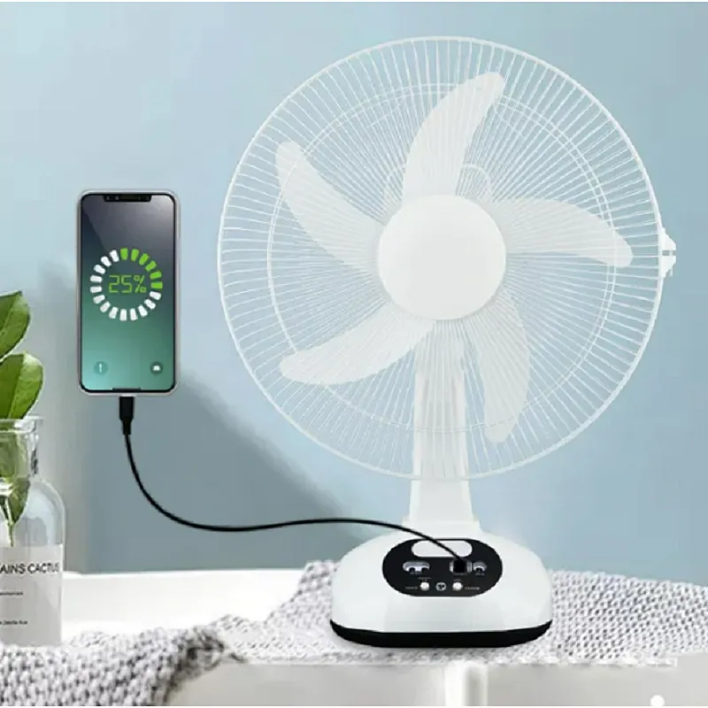 12 inch 14 inch portable rechargeable fan solar standing fan Powered Battery Fans For Home Electric Solar Electric