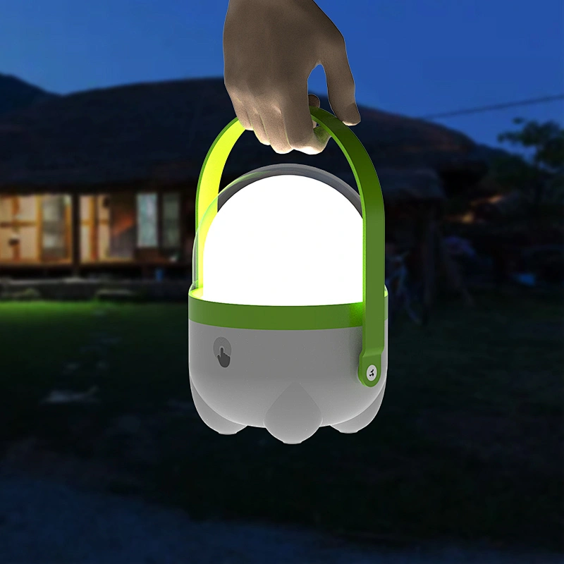 One Dome Lantern Light Dimmable Touch Sensor Portable camping lamps mulit function 3600mAh USB charging night light for kids