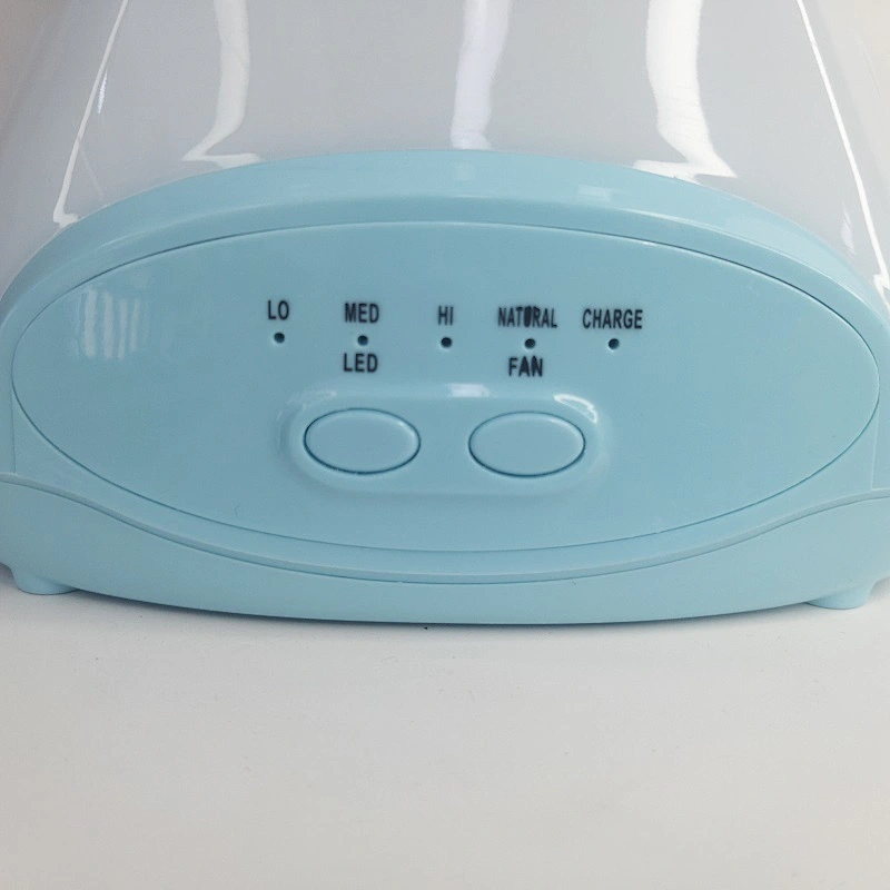 New Model 6 inch DC 5V Low Power Consumption Portable Desk Fan Wthin Led Light Cheap Price Copper Motor Small China Table Fan