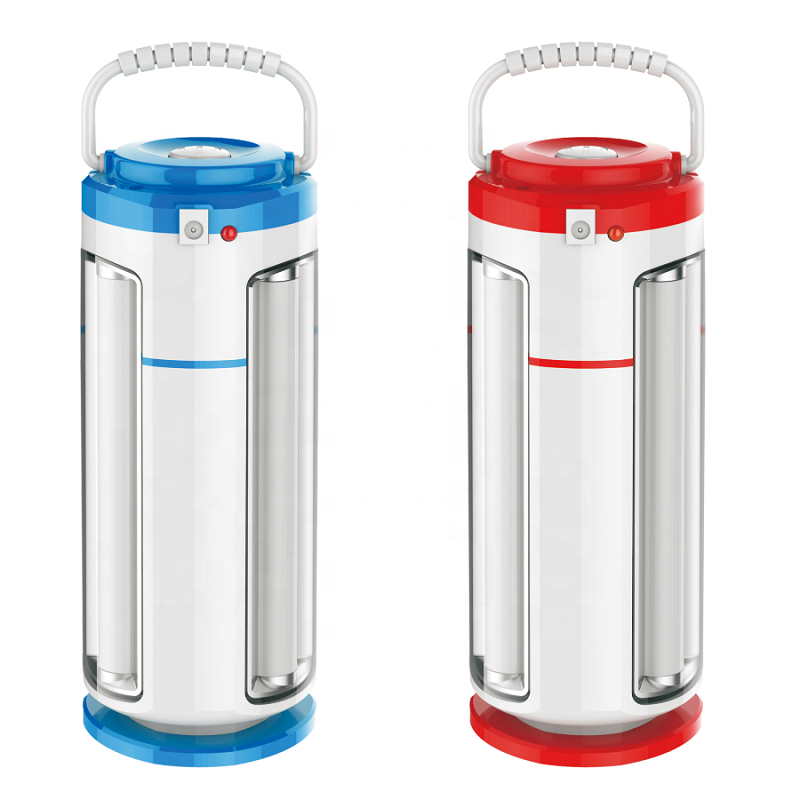 2022 portable  3 tubes tent light stand led emergency lamp charging powered rechargeable lanterns for outdoor camping