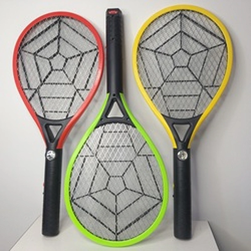 Wholesale large size multifunctional electric racket killing  mosquito swatter with LED light