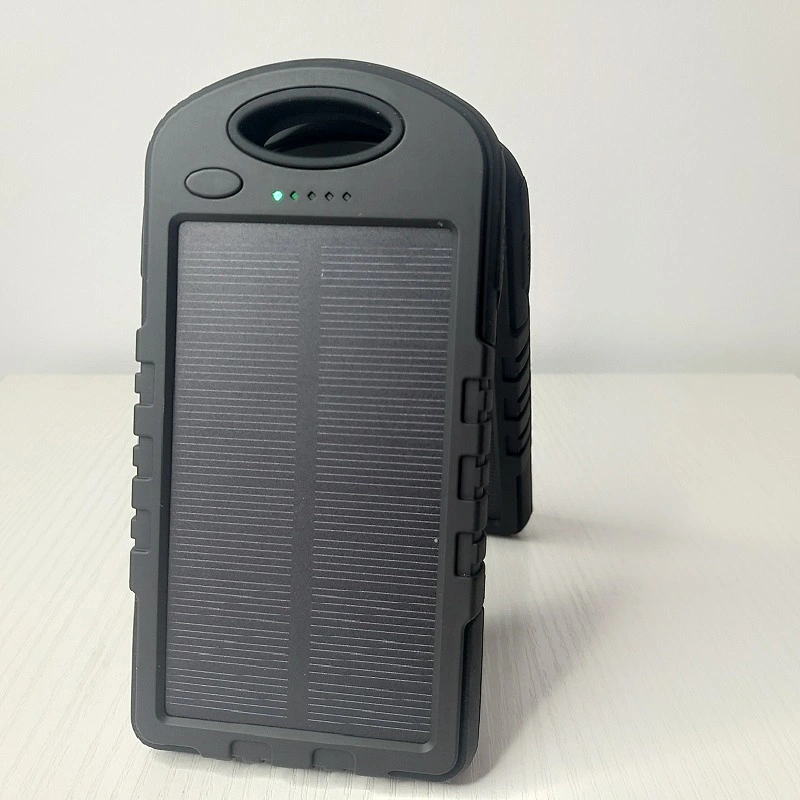 Custom waterproof portable charger mini power bank solar fast charge mobile 5000mah 8000mah