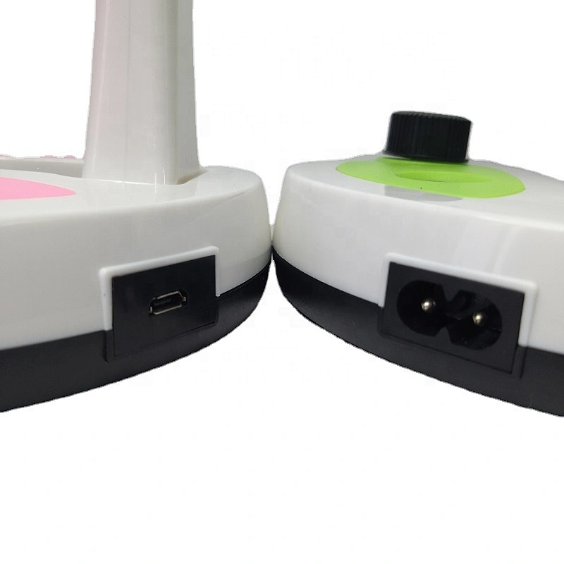 Best portable multifunctional rechargeable fan dc motor table foldaway emergency electric desktop fan with 8 hour working lamp