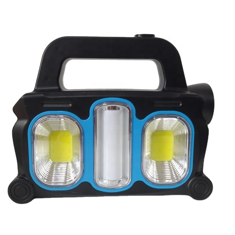 3 in 1 Solar USB Rechargeable COB Camping Lantern Charging for Device Waterproof Emergency Flashlight LED Handheld Light