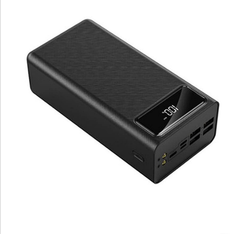 OEM logo USB Ports Portable Charger Led Lights 3 Input 4 Powerful Output Charger Large Capacity power bank 50000 mAh
