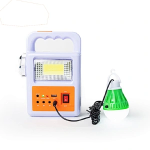 Multifunction hom LED Solar Lighting System DC-5V 2500mAh Lithium Battery Outdoor Camping Emergency Light