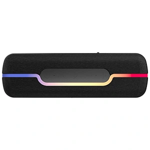 Portable high quality waterproof music soundbar speaker with LED lamp