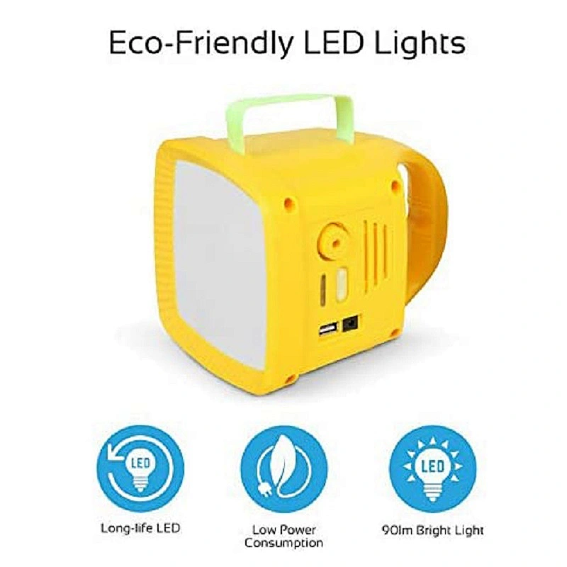 Solar Mobile charger FM Radio rechargeable Portable outdoor hanging lantern with Powerpack