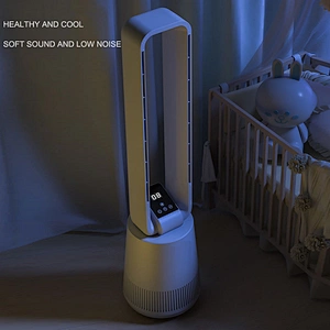 2023 new style  bladeless fan Air Circulator fans cooling quite and colding easy to clean space-saving