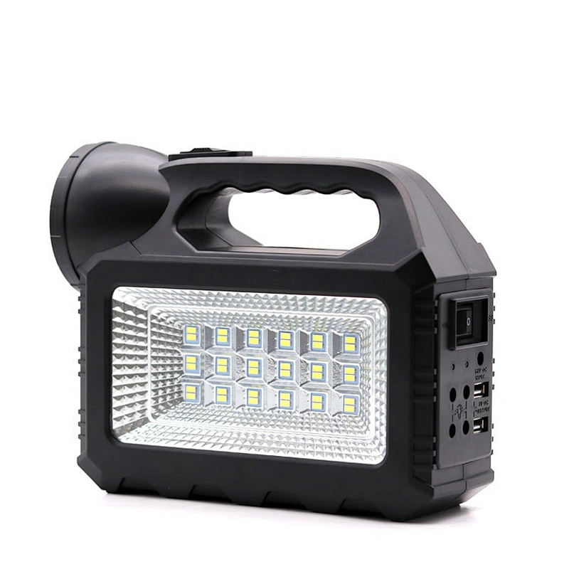 Portable USB Charging Solar Lighting System Kit Outdoor LED Lamp with 3 Bulbs Mobile Charging Camping Light
