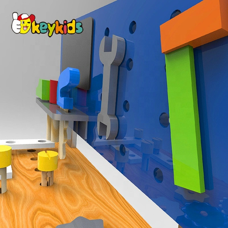 On sale tool toy wooden workbench toy for children W03D076B