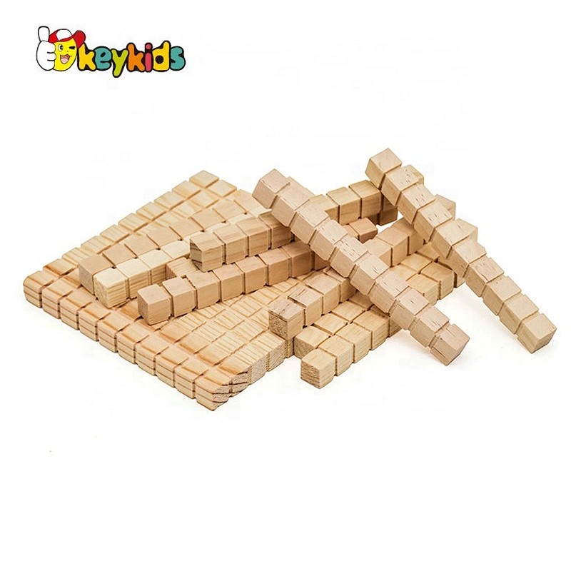 Early number learning wooden base ten set for kids W12E030