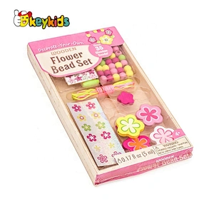 Hot sale educational wooden lacing toy for kids W11E097